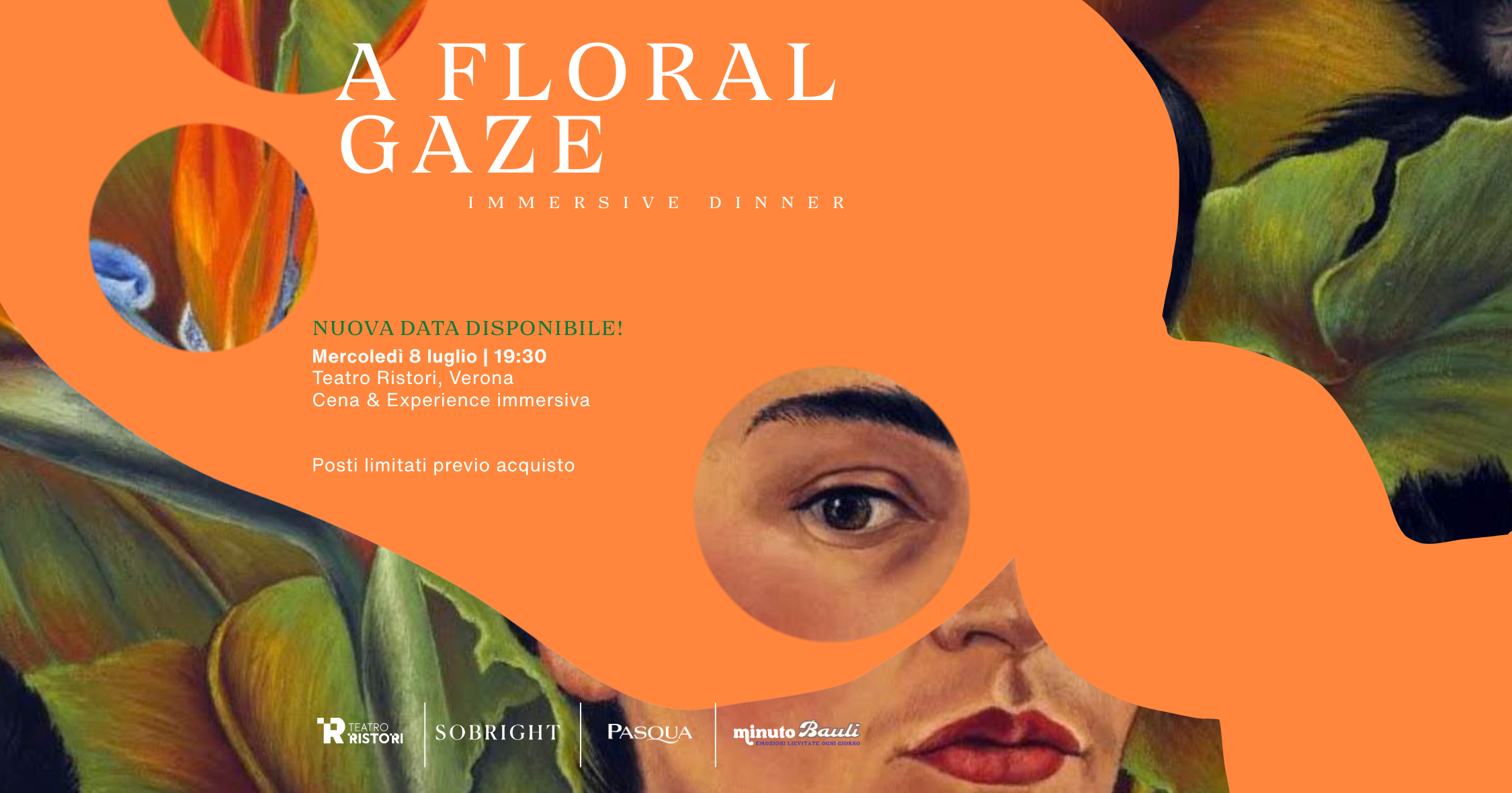 A Floral Gaze – Una cena immersiva in cui l’arte prende vita