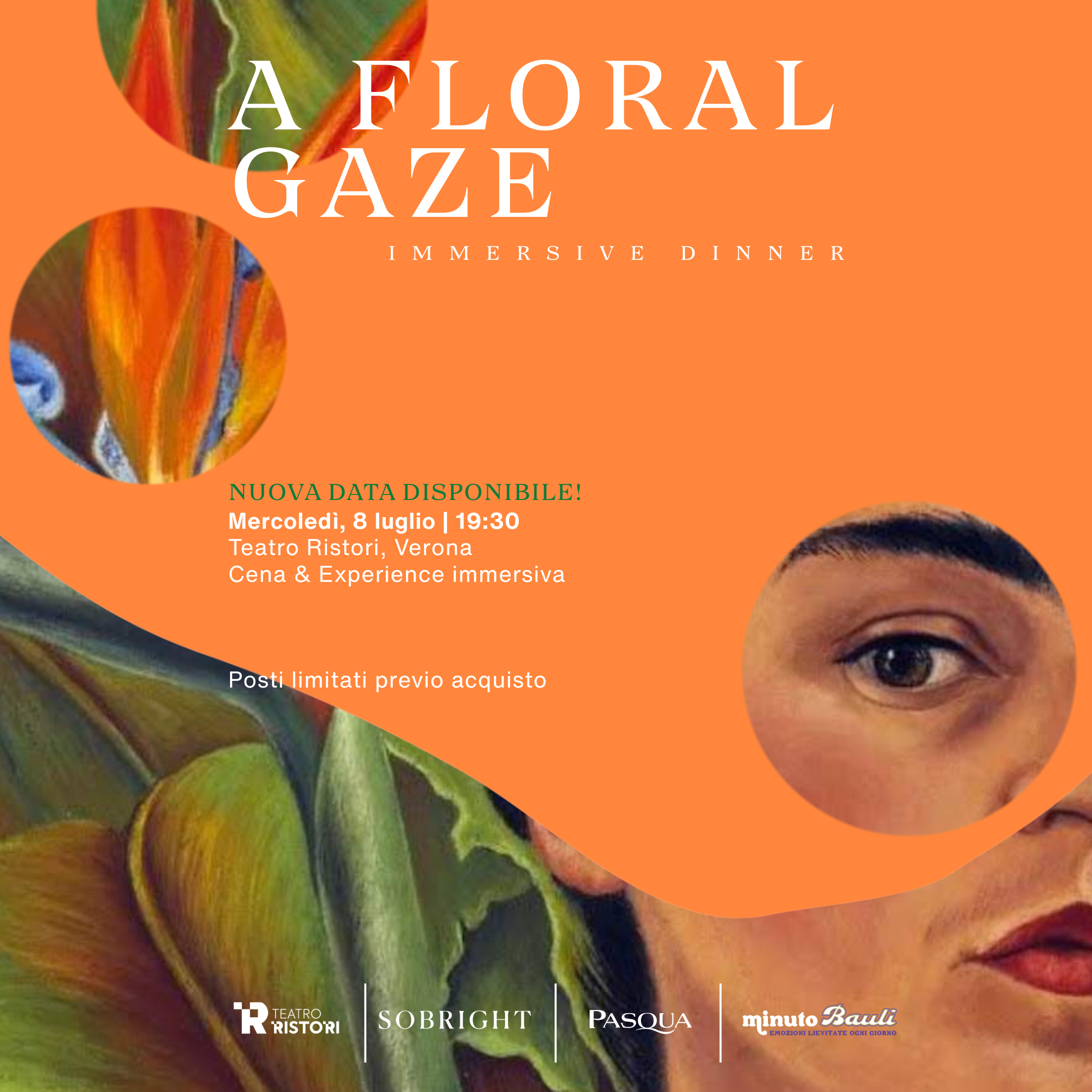 A Floral Gaze – Una cena immersiva in cui l’arte prende vita