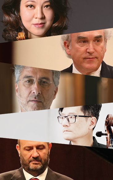 XXVIII Stagione Concertistica, Kyoko Takezawa, Alberto Martini, Luca Ranieri, Wen-Sinn Yang e Edoardo Strabbioli, LIRISMO SENZA CONFINI