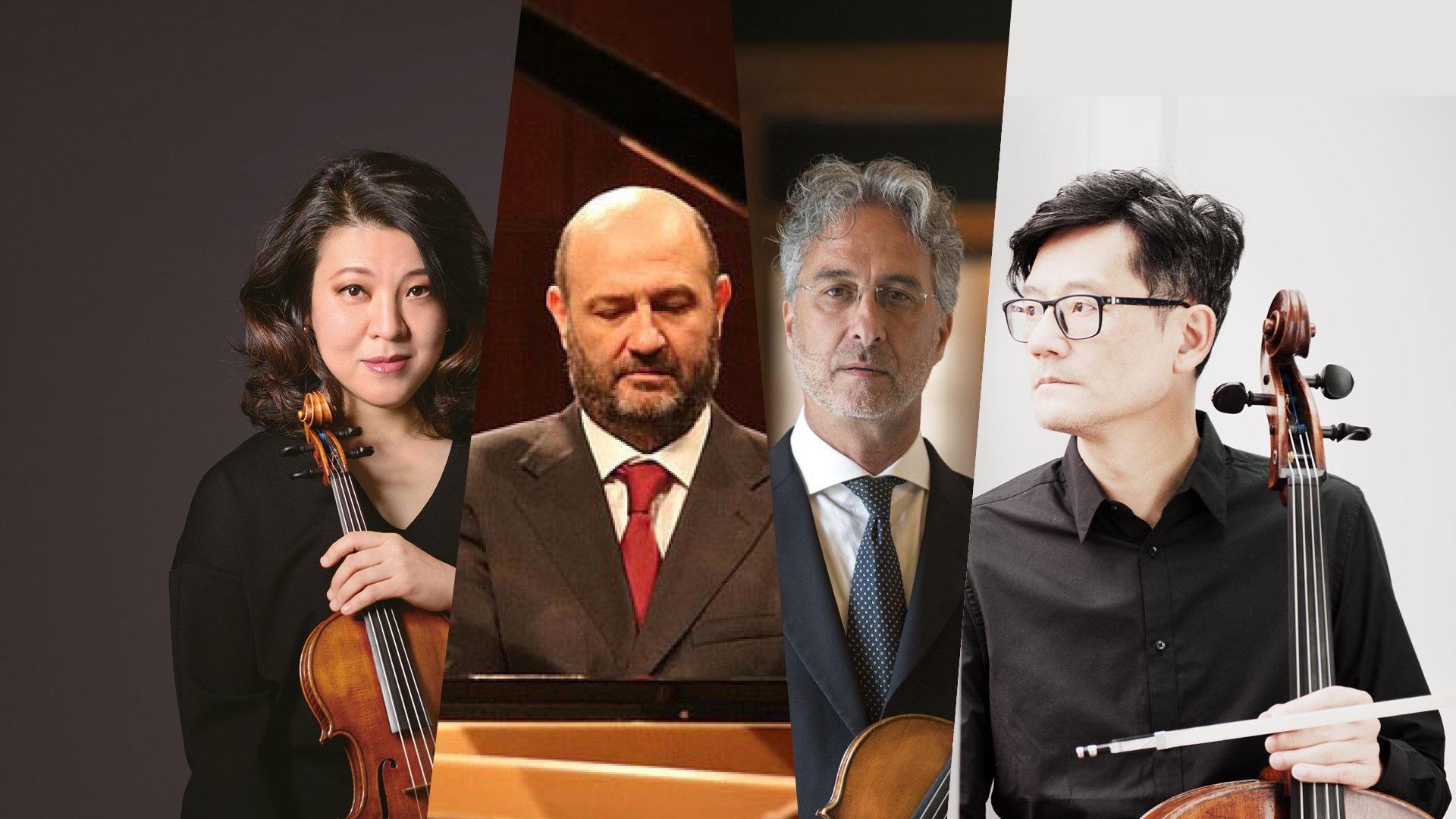 XXVIII Stagione Concertistica, Kyoko Takezawa, Alberto Martini, Luca Ranieri, Wen-Sinn Yang e Edoardo Strabbioli, LIRISMO SENZA CONFINI